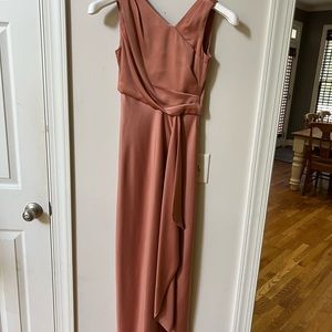 BHLDN Midi Dress in Rose Pink